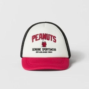 NWT SNOOPY/PEANUTS ZARA KIDS 3-5 SNAP-BACK CAP HAT ADORABLE